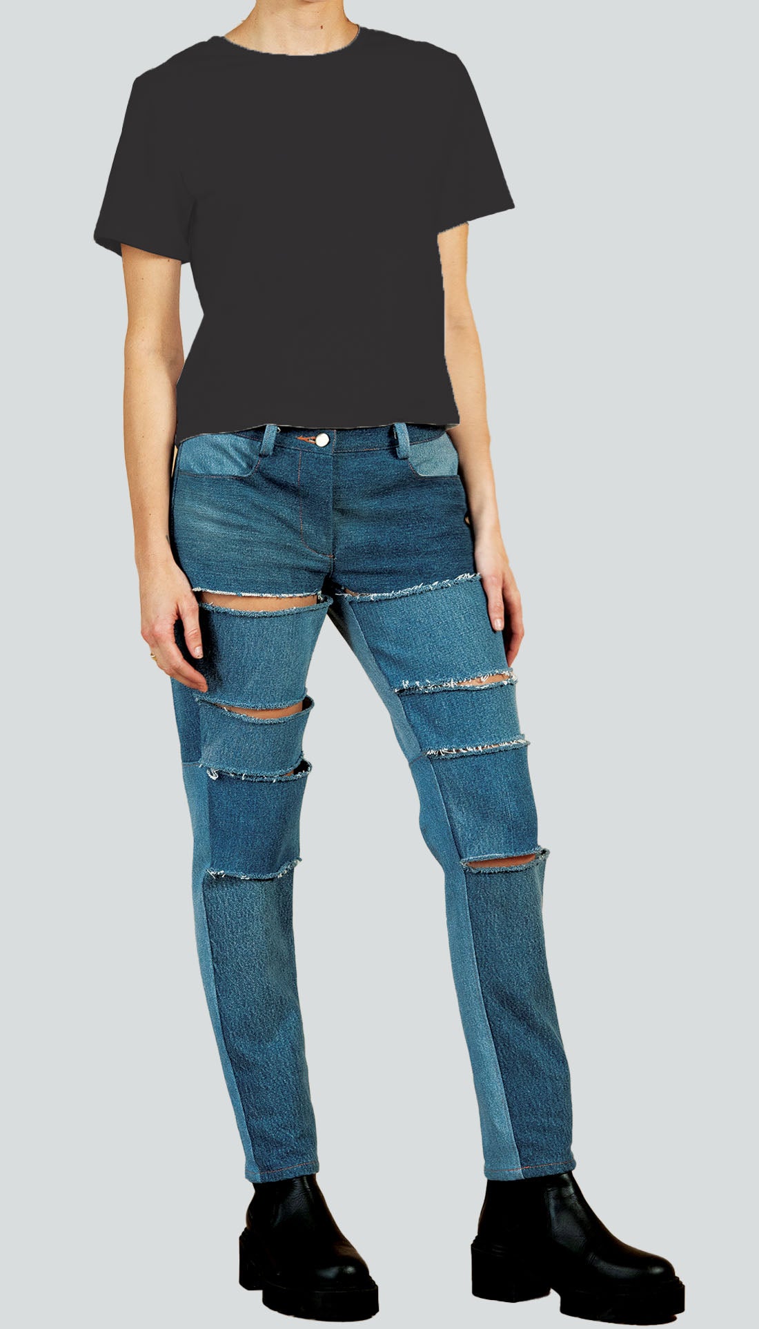 ADDISON TOP - BLACK
