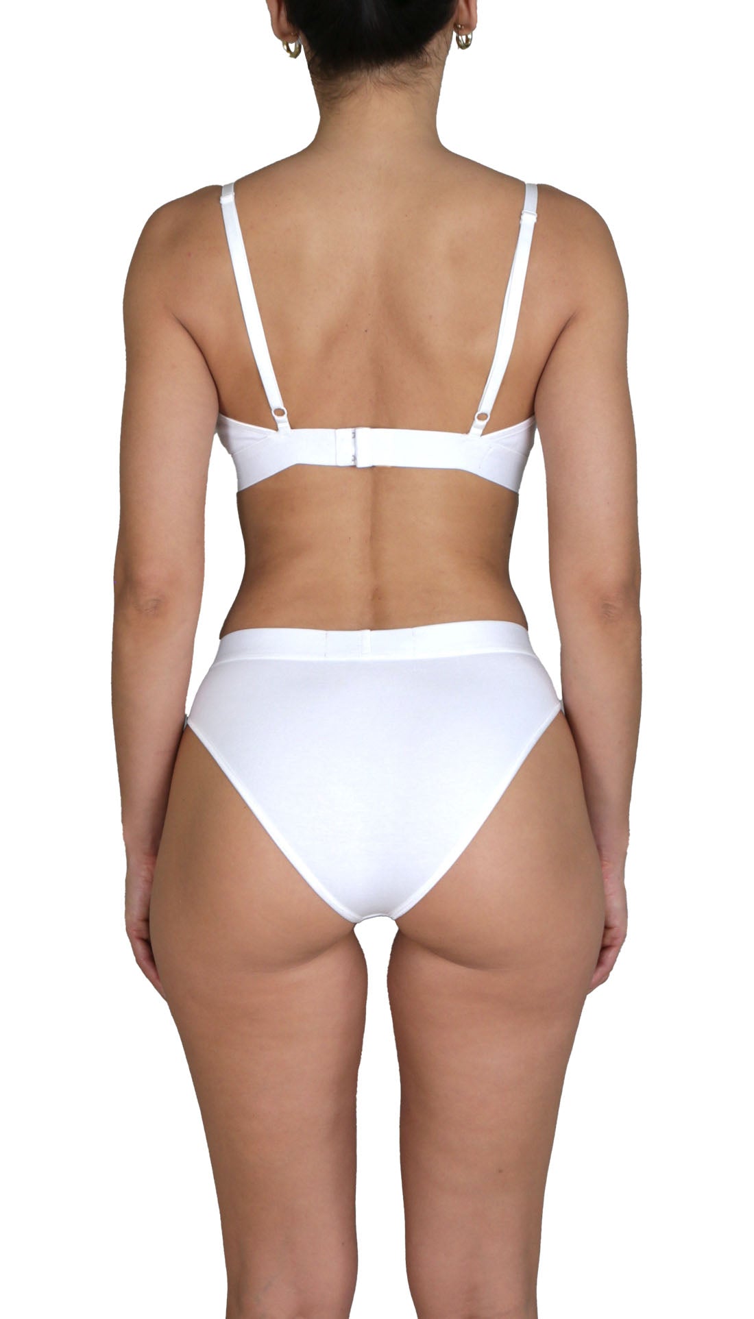 CLASSIC TRIANGLE BRALETTE - WHITE - CYRUS NAZARI