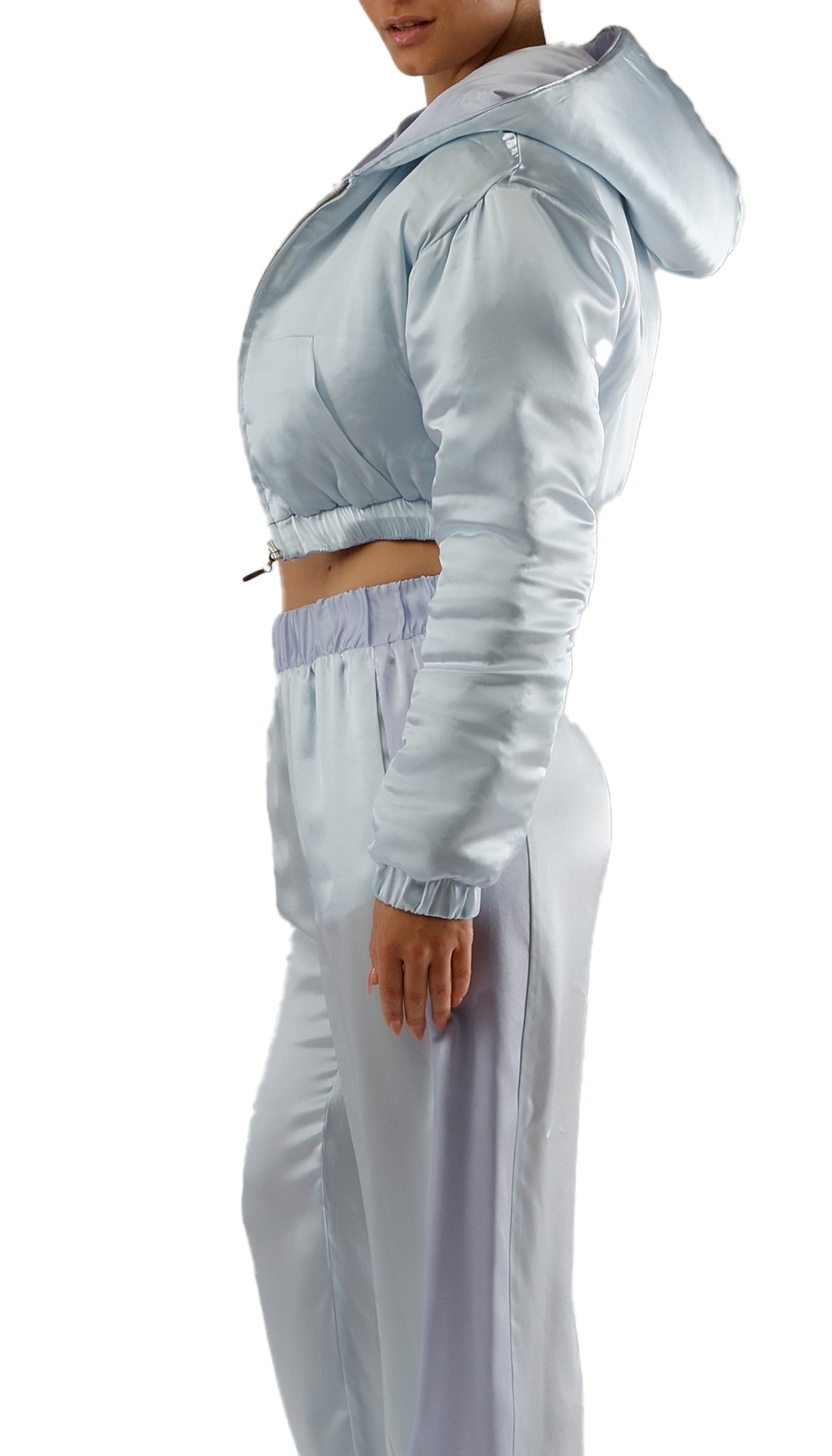 HERA REVERSIBLE PUFFER JACKET - ICE BLUE / LAVENDER