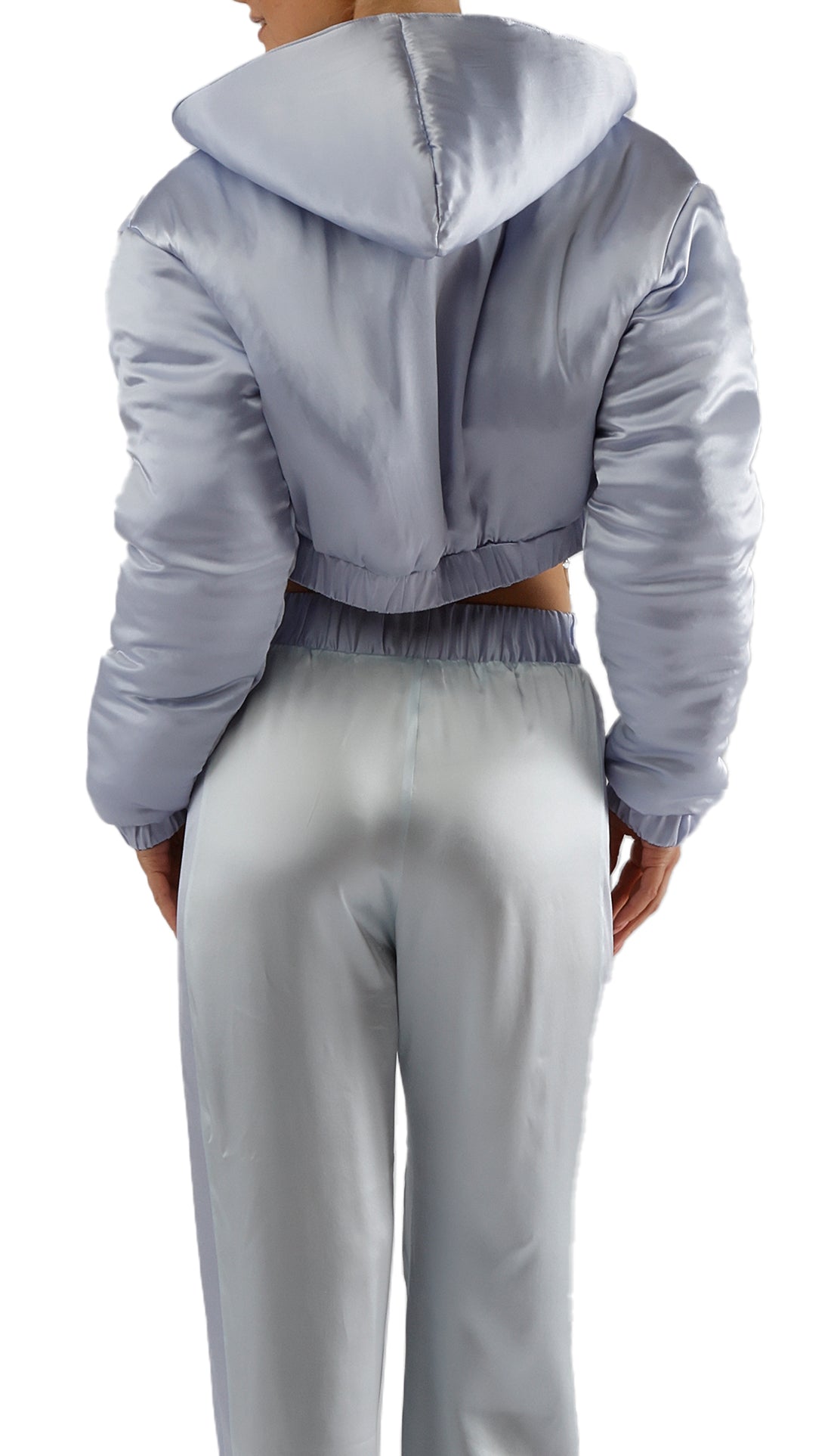 HERA REVERSIBLE PUFFER JACKET - ICE BLUE / LAVENDER