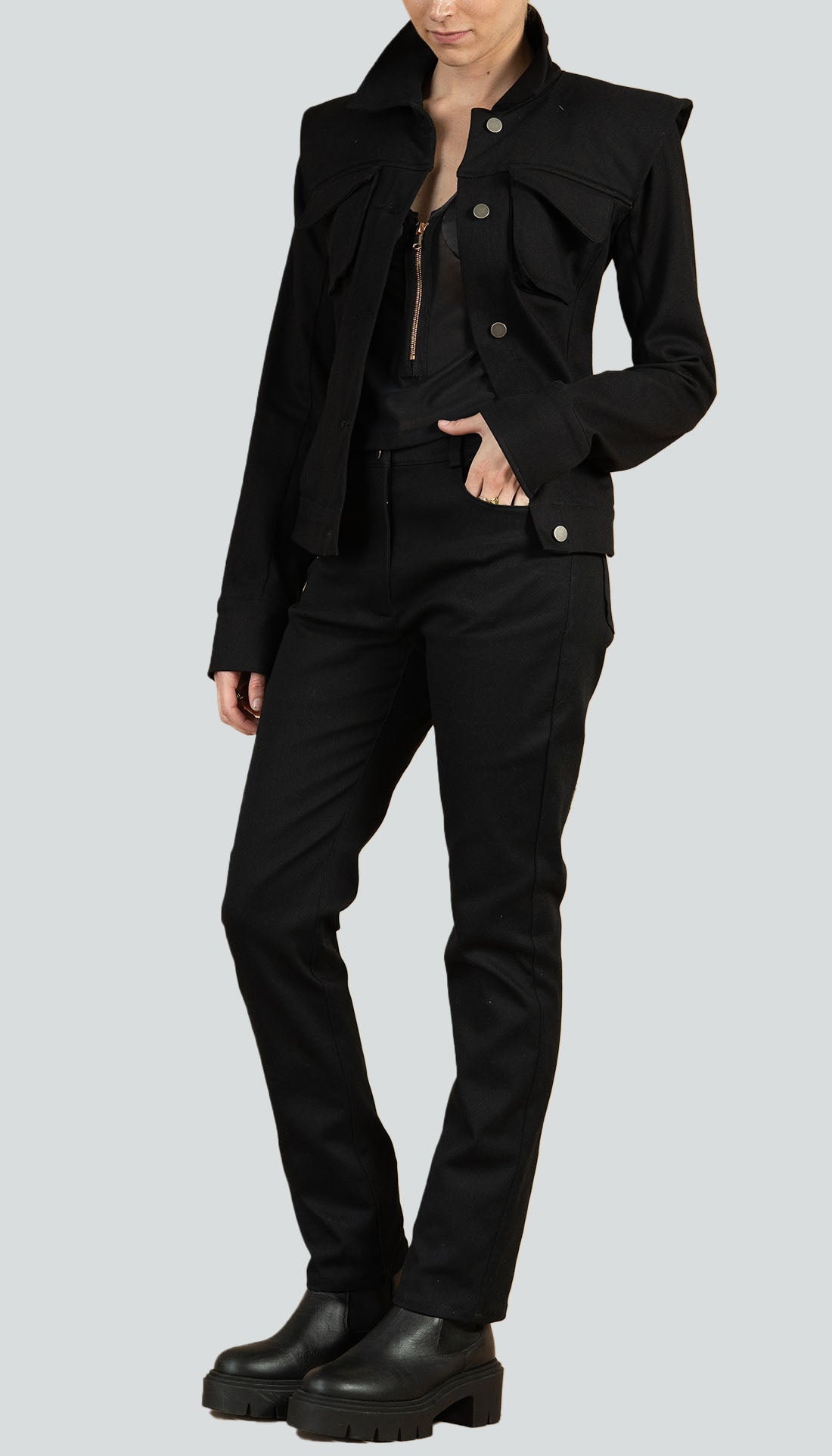Kennedy Jacket- Black