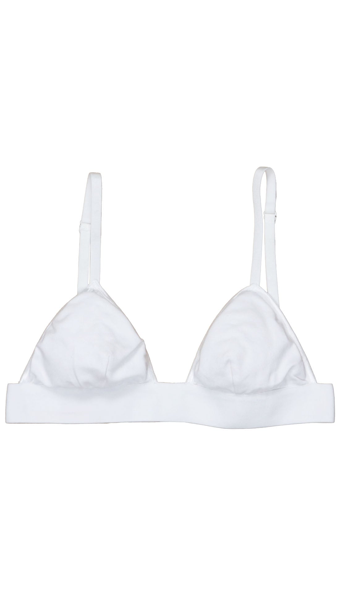 MINI TRIANGLE BRALETTE - WHITE - CYRUS NAZARI