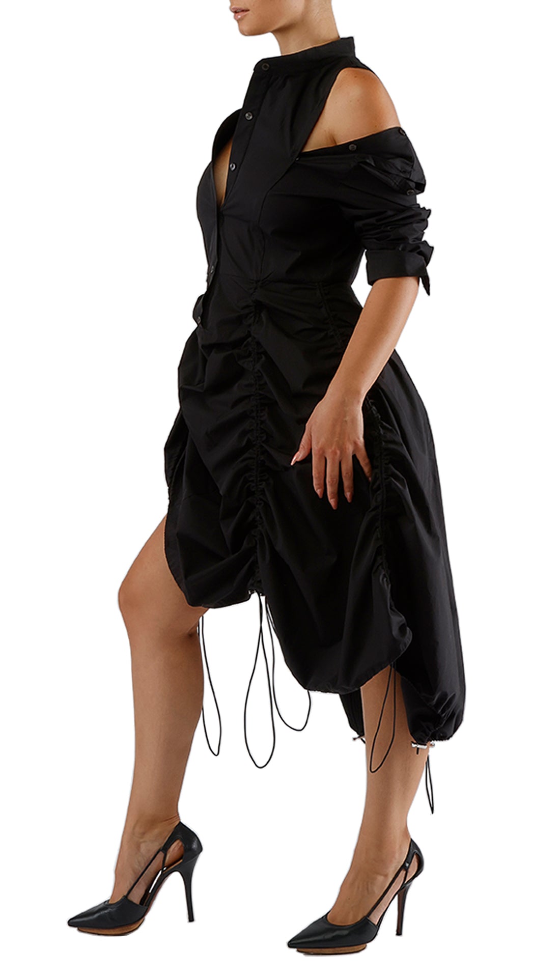 NIKITA SHIRT DRESS - BLACK