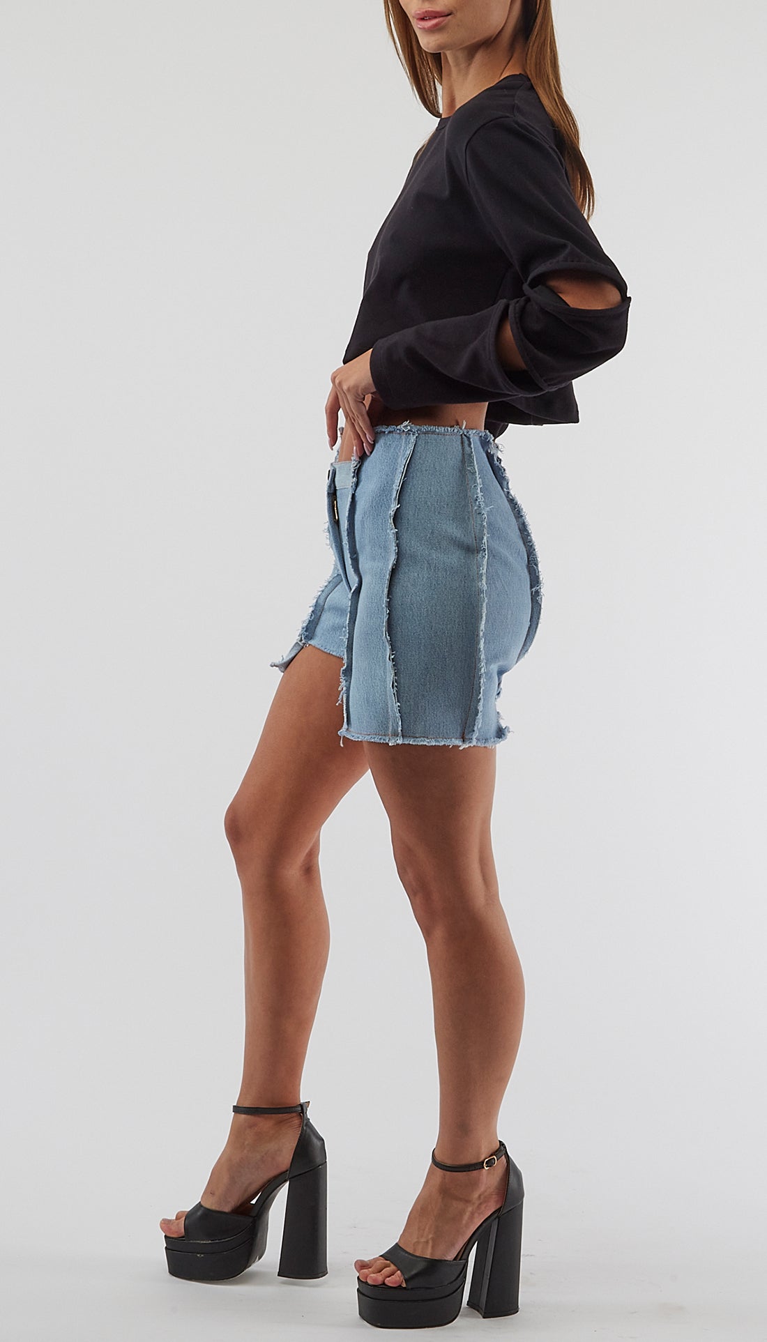 PIPER SHORTS-DENIM