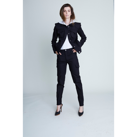 Kennedy Jacket- Black - CYRUS NAZARI